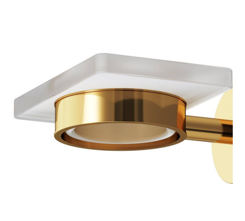 Мыльница стеклянная с настенным держателем AM.PM X-Joy золото A85A34299