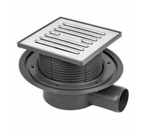 Трап с мульти-сифоном BETTOSERB Superior Quadro 15х15 см горизонтальный выпуск 14702509