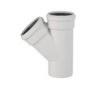 Тройник бесшумный Ostendorf Skolan dB SKEA 50/50 мм 45° 332200