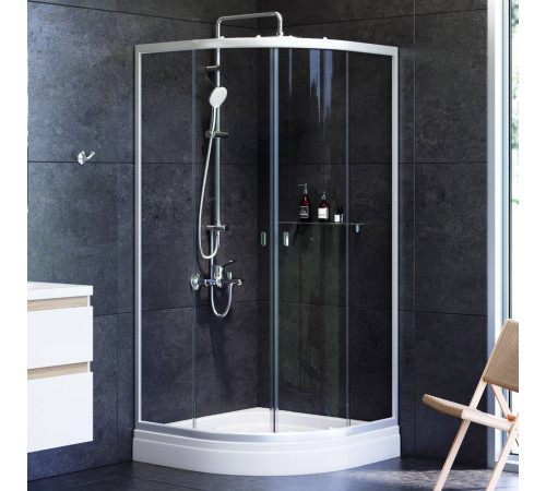 Душевое ограждение AM.PM X-Joy 90х90 см без поддона матовый хром W88G-205-090MT64