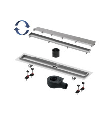 Комплект дренажного канала TECElinus 2 в 1 с основой для плитки tile и steel 700 мм 15103079