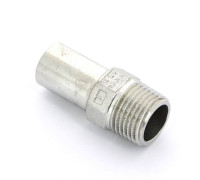 Переходник пресс Viega Sanpress Inox 18 мм x 1/2 НР нержавеющая сталь 436711