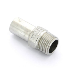 Переходник пресс Viega Sanpress Inox 18 мм x 1/2 НР нержавеющая сталь 436711