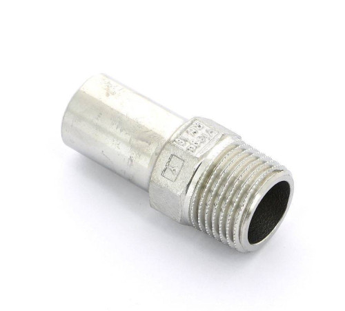 Переходник пресс Viega Sanpress Inox 18 мм x 1/2 НР нержавеющая сталь 436711