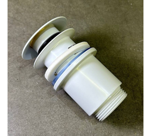 Донный клапан Arrowhead 1 1/4 80 мм с переливом белый 740006