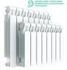 Радиатор биметаллический RIFAR Monolit Ventil 350 10 секций нижнее правое подключение RAL 9016 rmvrf35010