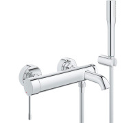 Смеситель для ванны GROHE Essence с душевым гарнитуром хром 33628001