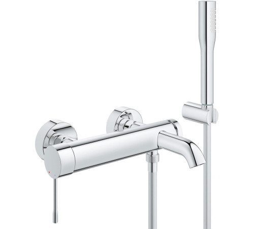 Смеситель для ванны GROHE Essence с душевым гарнитуром хром 33628001