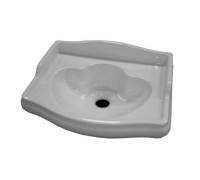 Раковина Kerasan Retro 41х32 см без отверстий белая 103301