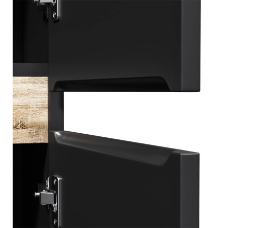 Шкаф-пенал подвесной AM.PM X-Joy правый черный матовый M85ACHR0306BM