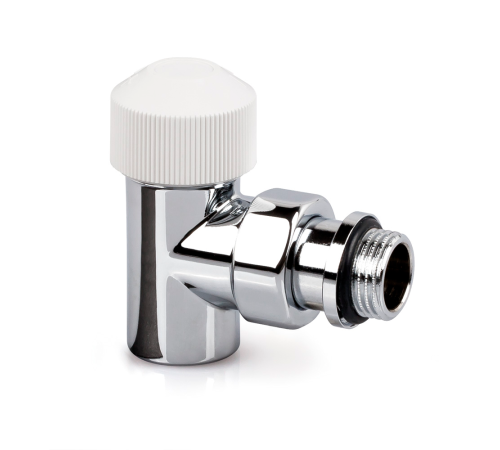 Вентиль радиаторный угловой SR Rubinetterie Tondera 1/2 термостатический хром 0640-1500C000