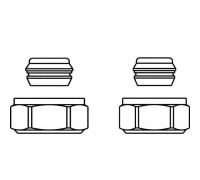 Набор со стяжным кольцом Oventrop Ofix CEP 12 мм G 3/4 2 шт 1016861