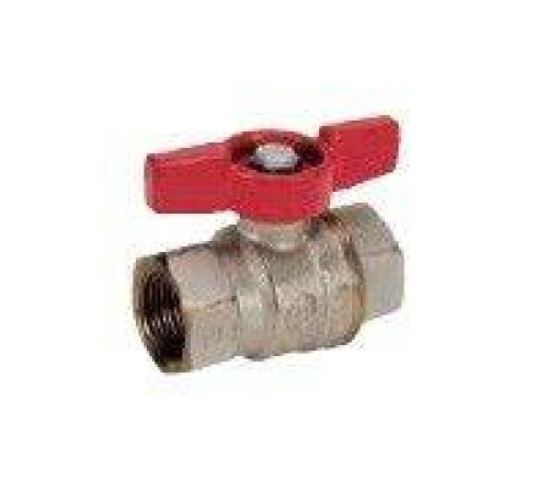 Кран шаровой полнопроходной Giacomini DADO R951 1/2 В-В бабочка R951X023