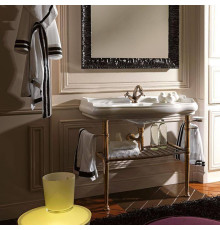 Консоль с раковиной Kerasan Retro 100х54.5 см напольная бронза 7602/105001/730093