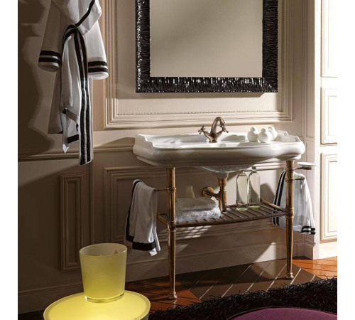 Консоль с раковиной Kerasan Retro 100х54.5 см напольная бронза 7602/105001/730093