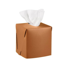 Салфетница ADJ Kleenex 12х12х12 см коньяк/бордо 0015.09/30
