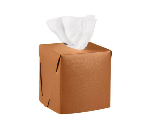 Салфетница ADJ Kleenex 12х12х12 см коньяк/бордо 0015.09/30