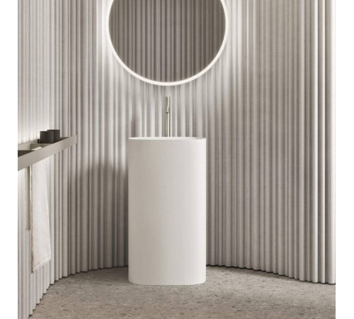 Раковина напольная Noorth TUBE 48х38х87 см Ceramilux белый матовый 4933.20*0