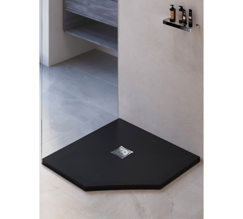 Душевой поддон трапеция RGW Stone Tray ST/T-G графит 900x900 мм 16155099-02