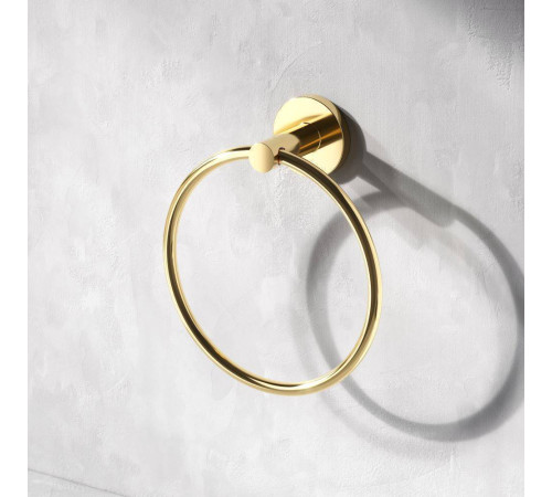 Кольцо для полотенец AM.PM X-Joy настенное золото A85A34499