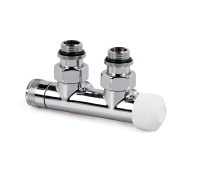 Узел нижнего подключения термостатический SR Rubinetterie угловой правый 1/2 x 3/4 E хром 0684-1500C0E0