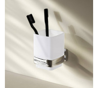 Стакан для зубных щеток AM.PM Gem стеклянный настенный A9034300