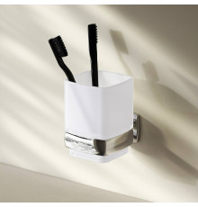 Стакан для зубных щеток AM.PM Gem стеклянный настенный A9034300