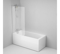 Шторка для ванны AM.PM Gem 80х140 см фиксированная W90BS-080-140CT
