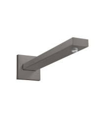 Держатель верхнего душа Hansgrohe Square 389 мм шлифованный черный хром 27694340