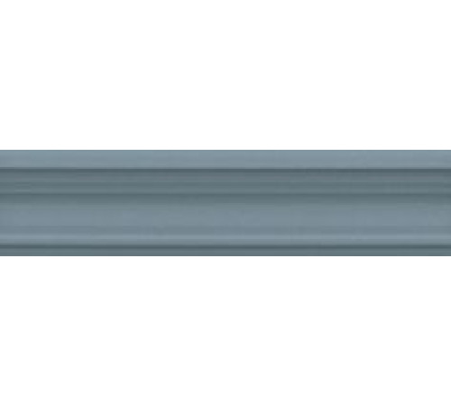 Бордюр Kerama Marazzi Планте Багет лазурный тёмный 5х20 см BLB027