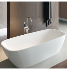 Ванна отдельностоящая Gruppo Treesse Brio 170х72х56 см белый матовый V297BO