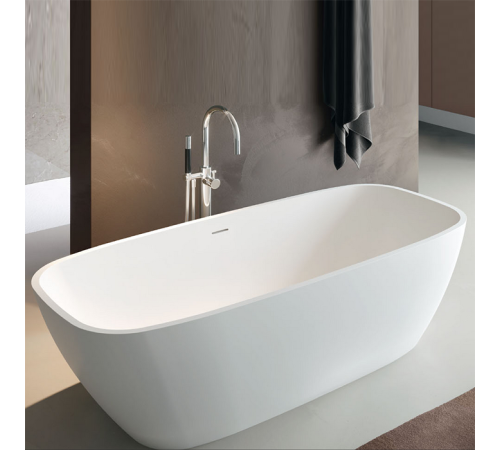 Ванна отдельностоящая Gruppo Treesse Brio 170х72х56 см белый матовый V297BO