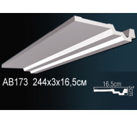 Карниз потолочный Perfect AB173 полиуретановый 180x180x2000 мм AB173