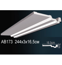 Карниз потолочный Perfect AB173 полиуретановый 180x180x2000 мм AB173