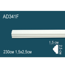 Молдинг Perfect AD341F полиуретановый гибкий 2000х25х12 мм AD341F