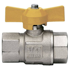 Кран шаровой для газа ITAP London 068 1 ВВ бабочка 0680100