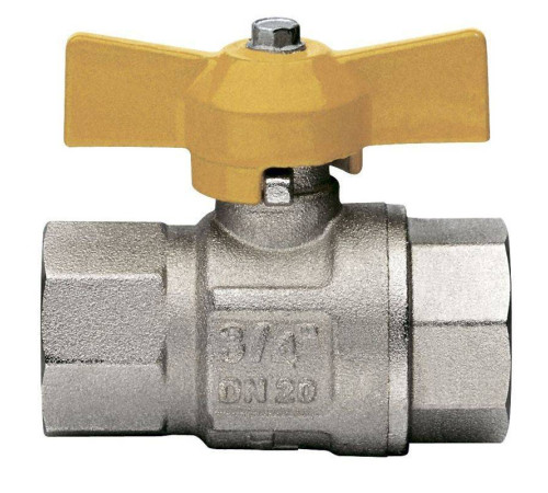 Кран шаровой для газа ITAP London 068 1 ВВ бабочка 0680100