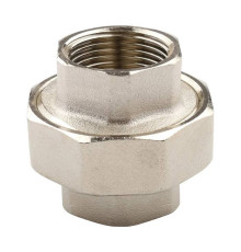 Муфта трехкомпонентная Tiemme никелированная с коническим уплотнением 3/4x3/4 1500368