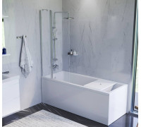 Шторка для ванны AM.PM Gem 80х140 см поворотная W90BS-D3W5-140CT