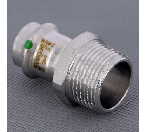 Муфта переходная пресс-Н Viega Sanpress Inox нержавеющая сталь 22x1 436506