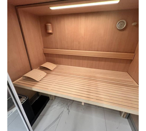 Сауна раздвижная KLAFS S1 L 232х160(60)х211 см 6.0 кВт черный матовый S1 KLAFS L Black