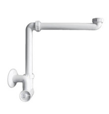Сифон для раковины Laufen Libertyline трубный белый 8.9390.2.000.000.1