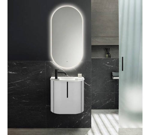 Комплект мебели с раковиной Burgbad Lavo 2.0 53х35 см левый белый глянец SGCG053LG0227F5048C0037