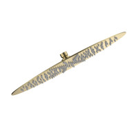 Верхний душ AQUAme Ø 400 мм нерж. сталь золото шлифованное AQM8606BG