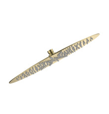 Верхний душ AQUAme Ø 400 мм нерж. сталь золото шлифованное AQM8606BG