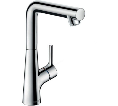Смеситель для раковины Hansgrohe Talis S 210 однорычажный со сливным гарнитуром поворотный излив хром 72105000