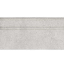 Плинтус Kerama Marazzi Догана серый светлый матовый обрезной 20х40 см FME021R
