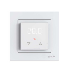 Терморегулятор электронный Ridan Room с датчиком пола белый 21RT0103R