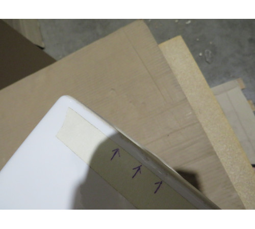 Биде подвесное GSI Pura 500x360 мм с отверстием под смеситель и переливом 8864111