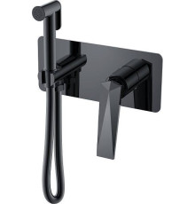 Гигиенический душ Boheme Venturo со смесителем темная сталь глянец 377-SGM